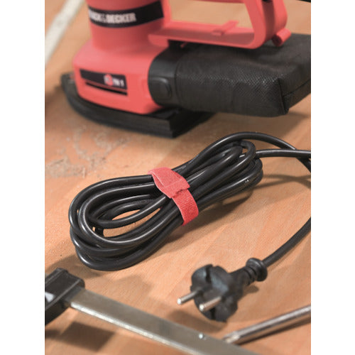 ヴェルクロ　ヴェルクロ［［Ｒ上］］　ＯＮＥ−ＷＲＡＰ［［Ｒ上］］　ストラップ　幅２５ｍｍ×長さ３００ｍｍ　黄　（２５本１巻き）　VEL-OW64804　1 巻