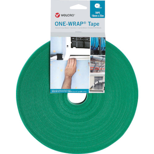 Velcro Velcro [R] ONE-WRAP [R] Tape Width 25mm x Length 25m Green VEL-OW64158 1 roll