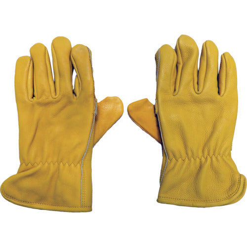 Simon Camping/Work Gloves with Genuine Cowhide Leather Pad CG-990 L Size CG-990 1 Pair