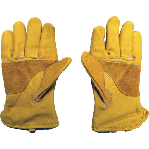 Simon Camping/Work Gloves with Genuine Cowhide Leather Pad CG-990 L Size CG-990 1 Pair