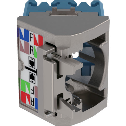 PANDUIT Category 6A 45 degree shield angle shielded modular jack cap blue CJSLRCAPBU-X CJSLRCAPBU-X 1 bag