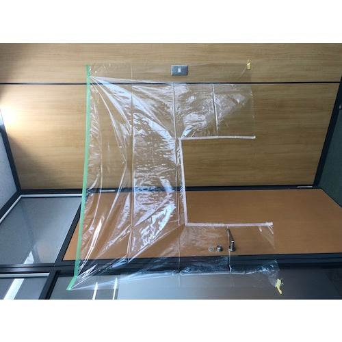 TRUSCO 테이프가있는 투명 시트 1200mmX10M STHP-120010 1 개