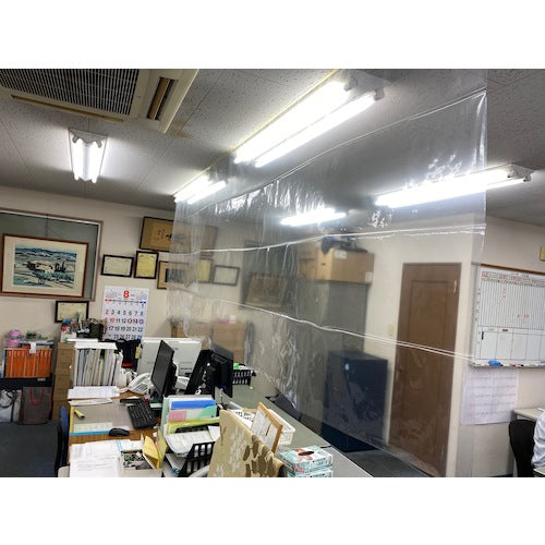 TRUSCO 테이프가있는 투명 시트 1200mmX10M STHP-120010 1 개