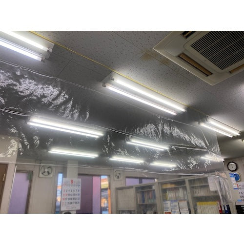 TRUSCO 테이프가있는 투명 시트 1200mmX10M STHP-120010 1 개