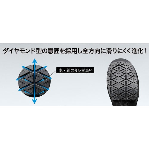 Midori Anzen Super Anti-Slip Sole Safety Shoes High Grip Safety HGS510 Black 28cm HGS510-28.0 1 pair