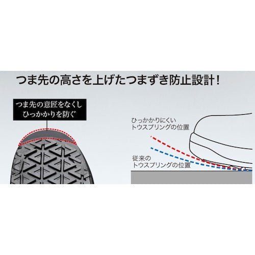 Midori Anzen Super Anti-Slip Sole Safety Shoes High Grip Safety HGS510 Black 26cm HGS510-26.0 1 pair