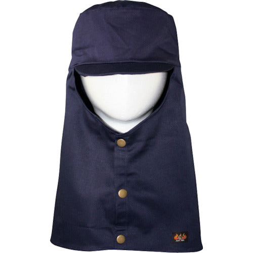 Nikko Bussan Armatex Flame Retardant Hood (with brim) Navy L AX1302 L NV 1 pc