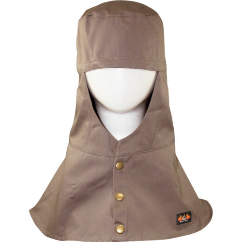 Nikko Bussan Armatex Flame Retardant Hood (without brim) Gray L AX1301 L GR 1 pc
