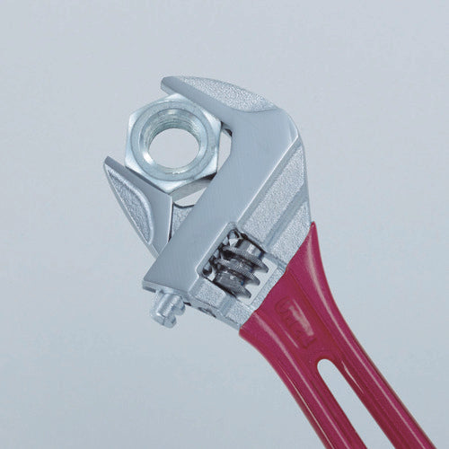 エビ　ハイブリッドモンキーレンチ　スケルトン　レッド　１５０ｍｍ　UM24R　1 丁