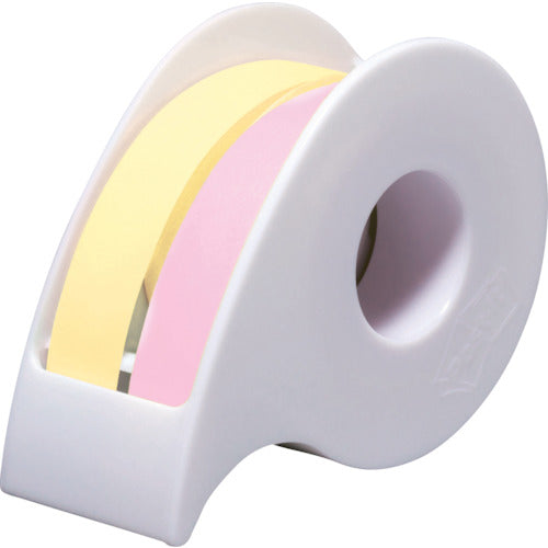 3M 포스트·잇 전면 점착 롤 12mmX10m 옐로우/핑크 PTR-12YP 1 PK