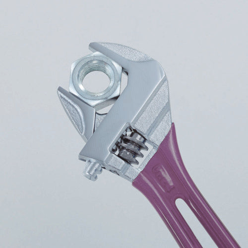 エビ　ハイブリッドモンキーレンチ　スケルトン　バイオレット　１５０ｍｍ　UM24V　1 丁