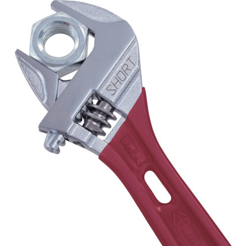 エビ　ポケットモンキーレンチ　レッド　１１８ｍｍ　UM24SR　1 丁