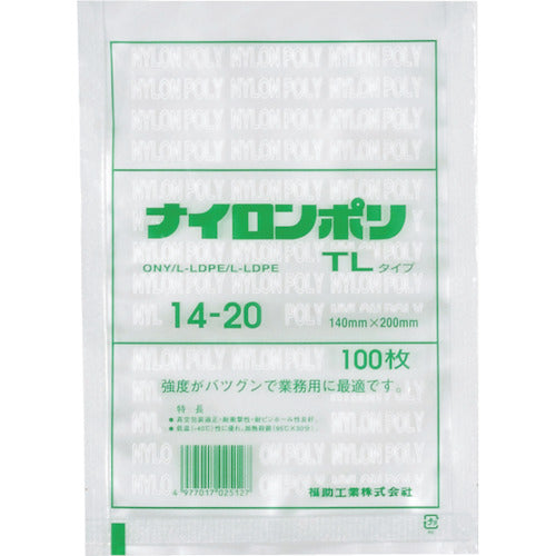 福助　ナイロンポリ　ＴＬタイプ　１４−２０　0702641　1 袋