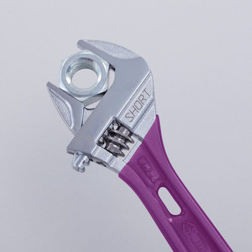 エビ　ポケットモンキーレンチ　バイオレット　１１８ｍｍ　UM24SV　1 丁