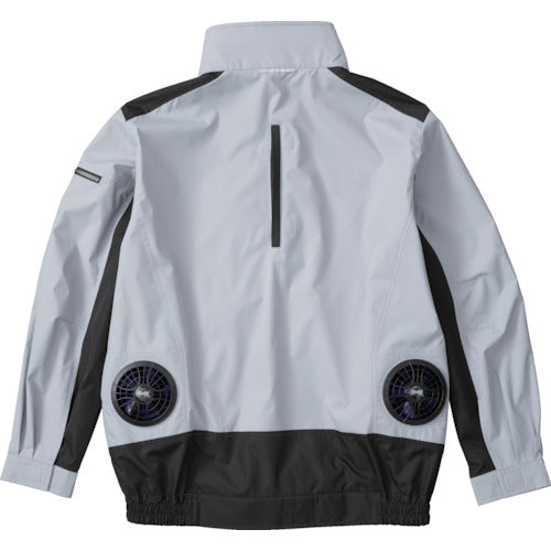 空調服　遮熱フルハーネス空調服［［Ｒ上］］　シルバー　４Ｌ　KU92110K30S6　1 着