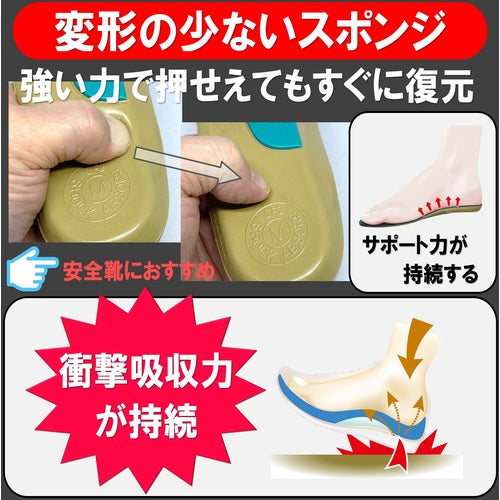 Asimal Shoe Insole Ladies Comfort 2 M 22.0-23.5 CF20M 1 pair