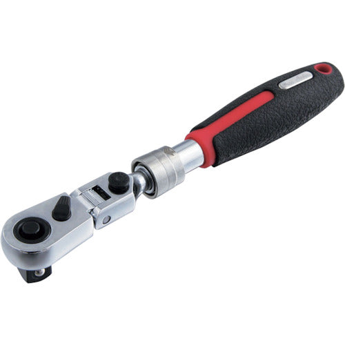 Pro-Auto 3/8DR. 신축식 플렉스 록 래칫 미니 타입 STR-F3C 1개