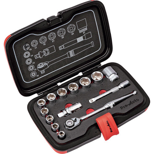 Pro-Auto 1/2DR. 14PC Socket Wrench Set PA4014 1S