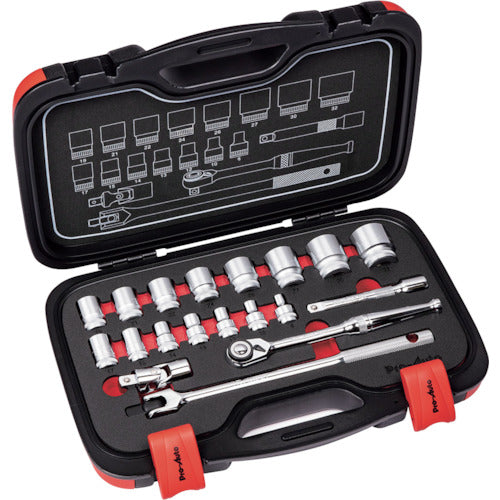 Pro-Auto 1/2DR. 19PC Socket Wrench Set PA4019 1S