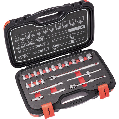 Pro-Auto 3/8DR. 21PC Socket Wrench Set PA3021 1S