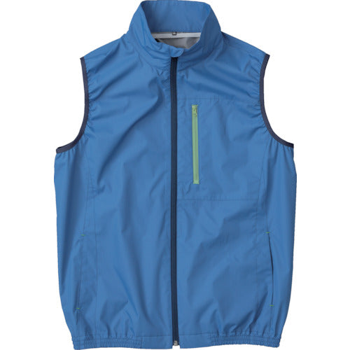 空調服　【今期完売】遮熱タチエリ空調ベスト　ブルー　Ｍ　KU92140N50S2　1 着