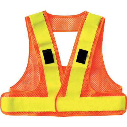 Linkuss F-H-V Full Harness Vest Fluorescent Orange x Yellow FHV-SOY 1 unit