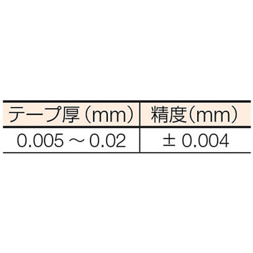 ＴＲＵＳＣＯ　フィラーゲージ　０．０１ｍｍ厚　１２．７ｍｍＸ１ｍ　ステンレス製　TFG-0.01M1　1 個