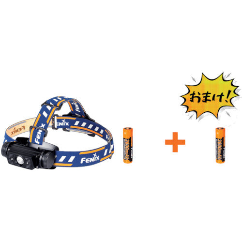 FENIX Rechargeable LED Headlight Battery Plus One Set HL60R HL60RSET 1 S