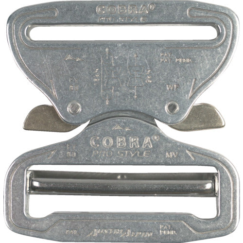 ALPIN COBRA Pro Style Buckle 50mm XL Trigger Silver VF FY50AVF-XL 1 pc
