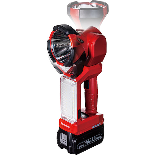Panasonic Construction Use Rechargeable LED Spot Wide Light Red EZ37C6X-R 1 Unit
