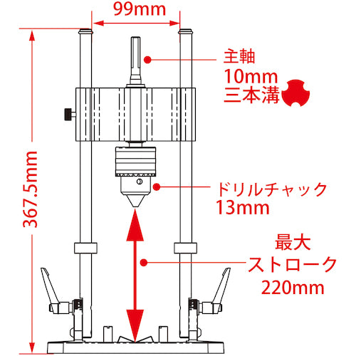 スターエム　ドリルスタンドＲＵＬО　50R　1 台