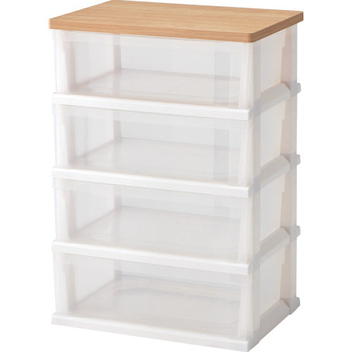 TENMA Wooden Top Storage 550, Assembled, 4 Tiers, 110012803, 1 Unit