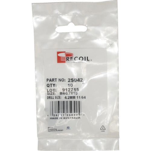 Recoil Recoil Packet M12-1.50 x 1.5D (10 pieces) 27123 1 bag