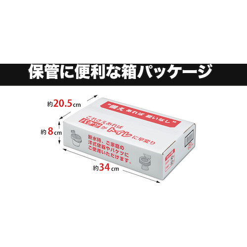 Sanko Disaster Prevention Toilet Bag 50 Uses R-48 1 Box