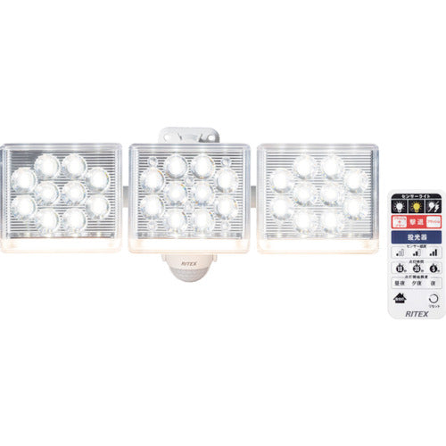 RITEX 12W 3-bulb free-arm LED sensor light with remote control LED-AC3045 1 unit