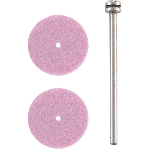 PROXXON Micro Grinder Tool Disc Grindstone (WA) 2 Pieces (with Shaft) 26303 1 S