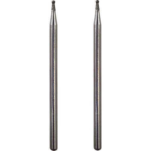 PROXXON Micro Grinder Tip Tool Diamond Bit 2 Pieces Round 1.0mm 28212 1 S