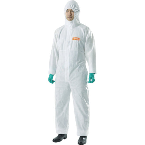 Toray LIVMOA4000 Chemical Protective Suit Water Pressure Resistant Type S 220-04000S 1 Unit