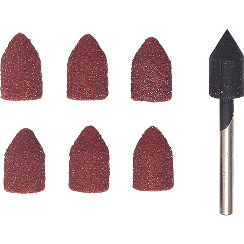 PROXXON Micro Grinder Tip Tool Roll Paper 6 Pieces (with Shaft) Arrow 26987 1 S