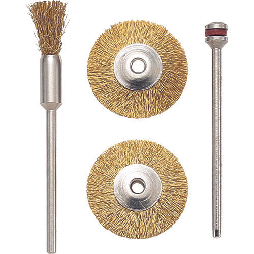 PROXXON Micro Grinder Wire Brush Set of 3 (Brass) 28960 1 S