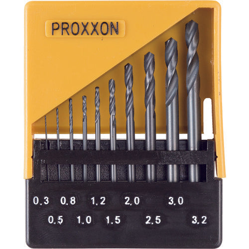PROXXON Micro Grinder Tip Tool Tip Tool Drill 10-piece Set with Holder 26874 1 S