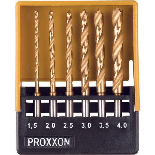 PROXXON Micro Grinder Tip Tool Center Drill 6-piece Set with Holder 26876 1 S