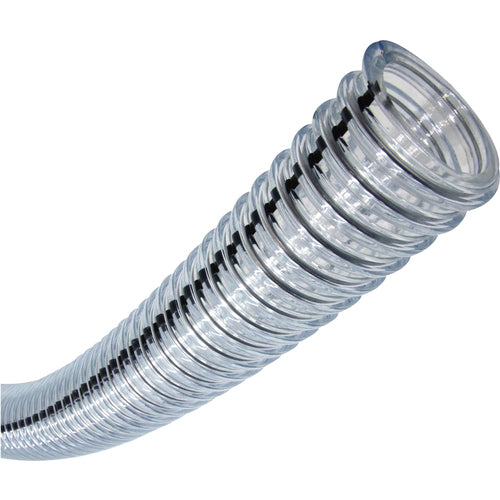 トヨックス　プラスチック粉粒体搬送用耐熱・耐摩耗・帯電防止ホース　トヨトップ−Ｅ１００℃ホース　内径３８．０ｍｍ×外径５０．６ｍｍ　長さ５ｍ　ＴＰＥ１００Ｃ−３８−５　TPE100C-38-5　1 巻