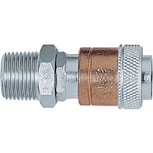 Koike Oxygen Apollo Cock (Socket) for Piping Applicable Fluid Fuel Gas Connection Size PT1/4 S1A02462 LS-2 1 pc