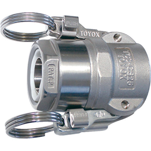 Toyox Hose Fitting (Stainless Steel) Toyo Connector TC3-CS Type Compatible Hose 19mm Fitting Standard 3/4 TC3-CS19 TC3-CS19 1 pc