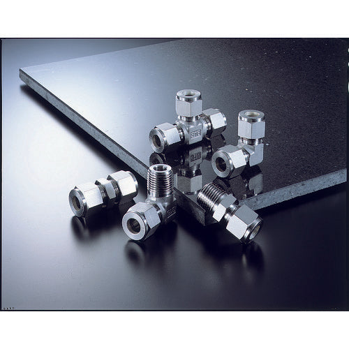 Fujitoku SUS316 Union Φ6 Stainless Steel Pipe W Ferrule Fitting U-6-0 1 Piece