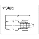 フジトク　ＳＵＳ３１６製ハーフユニオン　Φ６×１／４Ｂ　ステンレス管用　Ｗフェルールフィッティング　MC-6-2　1 個