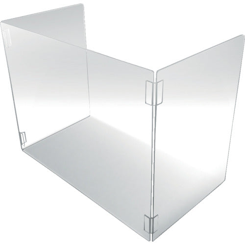 ＣＡＲ−ＢＯＹ　飛沫防止アクリルパーティション　コの字型　小サイズ　FM-66　1 枚