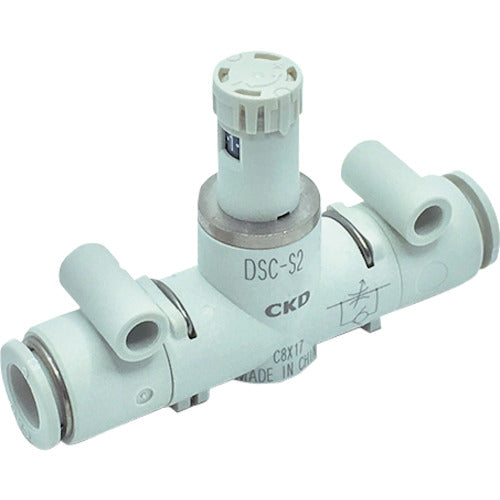 CKD Speed ​​Controller with Dial Inline Type DSC-S2-08-H66 1 pc