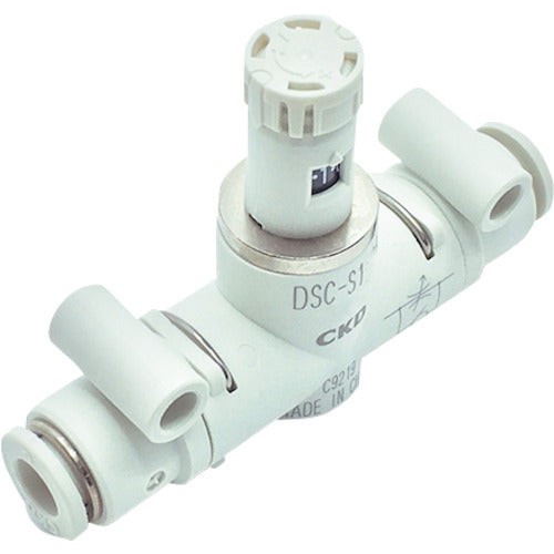 CKD Speed ​​Controller with Dial Inline Type DSC-S1-08-H66 1 pc